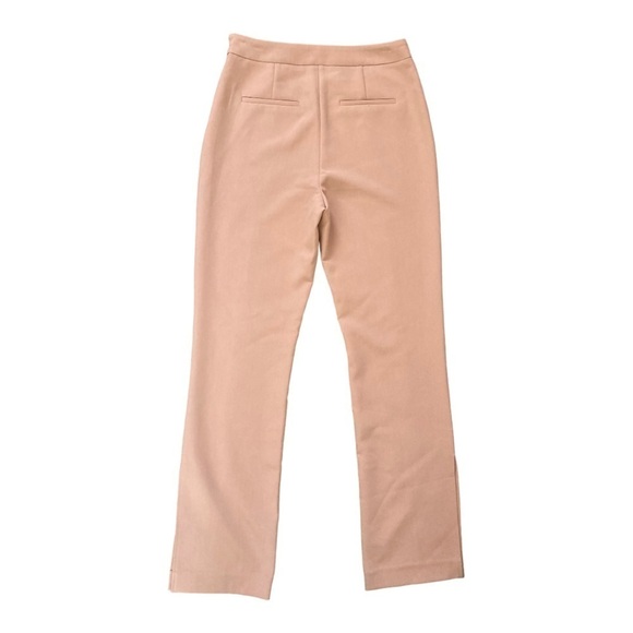 Jason Wu High Rise Slit Hem Trouser Pants NWOT in Caramel - Picture 2 of 6